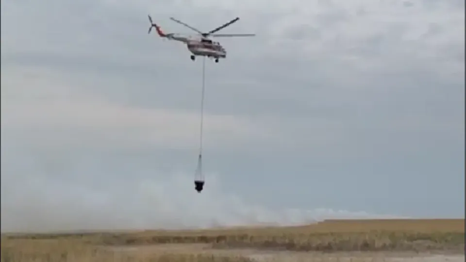 Скриншот из видео МЧС РК