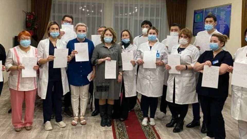 В Кокшетау сотрудники больницы объявили ультиматум руководству региона