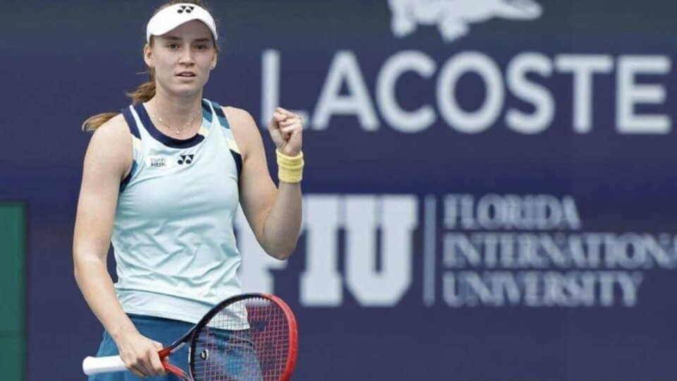 Елена Рыбакина вышла в полуфинал турнира в Майами
