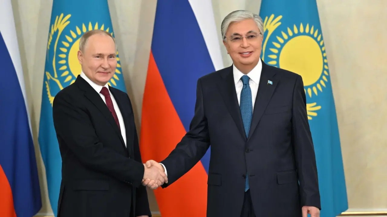 Владимир Путин и Касым-Жомарт Токаев / Фото с сайта Акорды