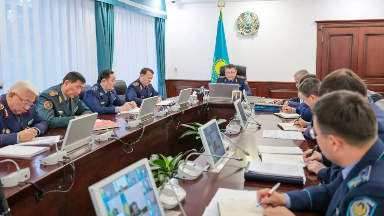 Совещание в МВД / Фото с сайта polisia.kz