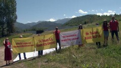 На месте бывшей горнолыжной базы "Динамо" в предгорьях Алматы строят частный дом