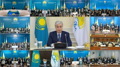 Внеочередной съезд Nur Otan с участием Токаева:  переименование в "Аманат" и модернизация партии