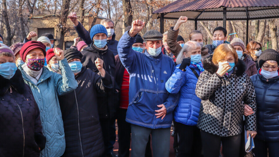 Жители Погрангородка против сноса их домов / Фото Алмаза Толеке