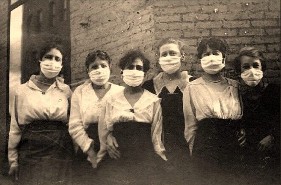 1918 год, эпидемия "испанки" / Фото с сайта naked-science.ru