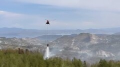 На третьи сутки локализовали пожар в горах ВКО