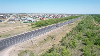 Проблемный участок дороги между Косшы и посёлком Кабанбай батыра отремонтировали