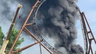 В крупнейшем парке развлечений Германии произошёл пожар