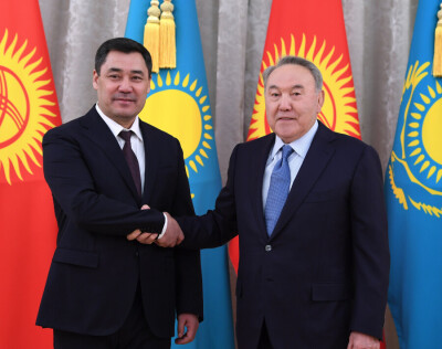 Нурсултан Назарбаев встретился с президентом Кыргызстана Садыром Жапаровым