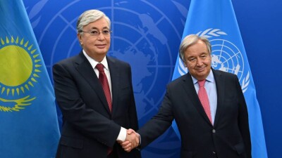 Президент Казахстана провёл переговоры с генеральным секретарём ООН