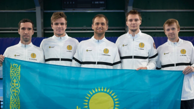 Сборная Казахстана по теннису вышла в финальную часть Кубка Дэвиса