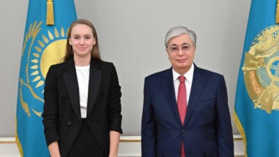Касым-Жомарт Токаев принял теннисистку Елену Рыбакину