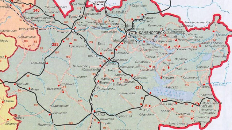 В Восточно-Казахстанской области будут образованы два новых района