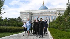 Қазақстандық балалар "Ақорда" резиденциясын аралады 