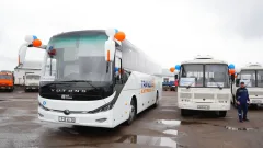 "Қазақмыс" компаниясы қызметкерлерін тасымалдау үшін 90 жаңа автобус сатып алды 