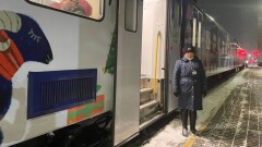 Астанадан Бурабайға жаңа жылдық вагондары бар электр пойызы жолға шықты