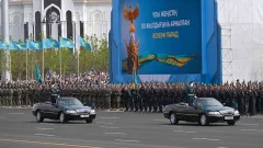 Жеңістің 80 жылдығына арналған әскери парад басталды