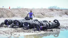 Арал теңізінің ұлтанында 4 елдің атлеттері ерік-жігерді жанитын жарыста бақ сынады