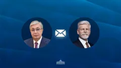 Мемлекет басшысы Чех республикасының президентін Тәуелсіздік күнімен құттықтады