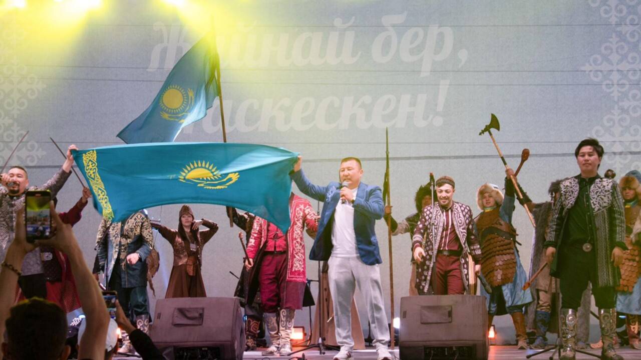 Абай облысы Таскескен ауылындағы концерт