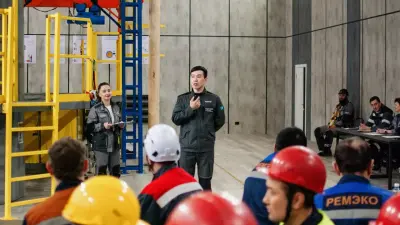 Теміртауда биіктікте қауіпсіз жұмыс істеу эстафетасы өтті 