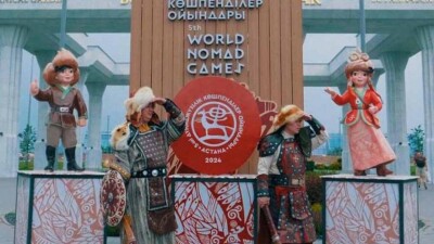Дүниежүзілік көшпенділер ойындарында ең ұзын құрақ көрпені тамашалауға болады