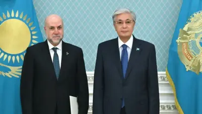 Тоқаев Палестинаның жоғары судьясы Махмұд әл-Хаббашты қабылдады