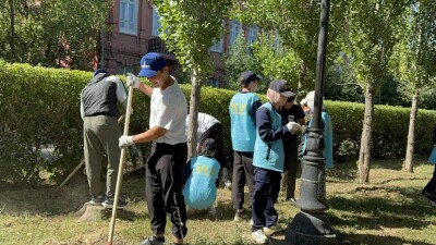 "Таза Қазақстан": Батыс Қазақстанда 48 мыңнан астам ағаш көшеті егілді