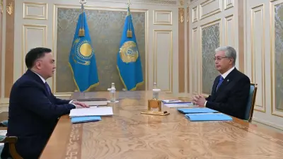 Мемлекет басшысы Жоғарғы cот төрағасы Асламбек Мерғалиевті қабылдады