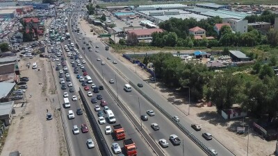 Алматы мен Қаскелең арасындағы Ташкент тас жолы 6 жолақты болады