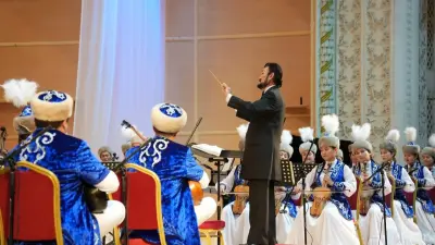 Жамбыл атындағы филармония өнерпаздары Республика сарайында өнер көрсетеді