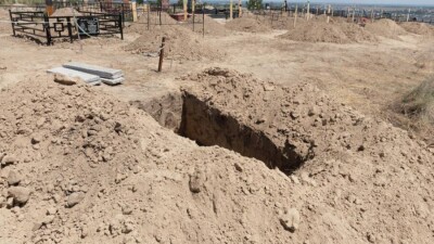 СҚО-да былтыр жерленген мүрдені белгісіз біреулер қазып алып, 6 метр әрі көмген