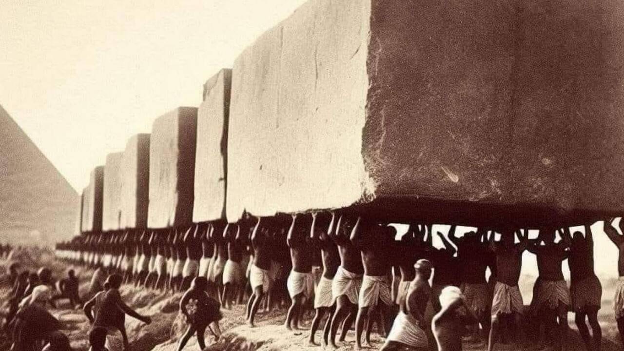 Пирамида құрылысының суреті: Жасанды интеллект қалай жалған ақпараттың көбеюіне жол ашты?