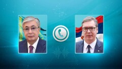 Президент Сербии пригласил Токаева посетить Белград