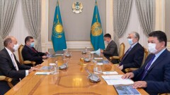 Президент принял акционеров ERG Александра Машкевича и Патоха Шодиева
