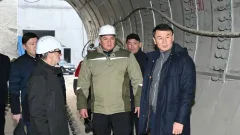 Строительство новой станции метро "Калкаман" проверил аким Алматы