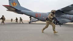 Военные самолёты сели на автодорогу Жанаозен – Бейнеу