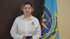 Медалью наградили 19-летнюю девушку из Петропавловска, спасшую из горящего дома мужчину