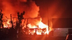 В Нур-Султане горит газонаполнительная станция, есть пострадавшие