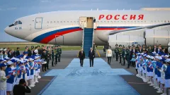 Владимир Путин прилетел в Астану