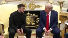 "Если сегодня всё сложится удачно, у нас будет трёхсторонняя встреча". Трамп принимает Зеленского в Белом доме