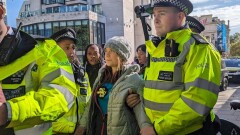 Экоактивистку Грету Тунберг задержали на акции протеста в центре Лондона