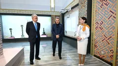 Касым-Жомарт Токаев и Гурбангулы Бердымухамедов побывали в Turkistan visit centre
