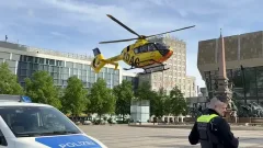 Автомобиль въехал в толпу людей в немецком Лейпциге, есть погибшие и раненые