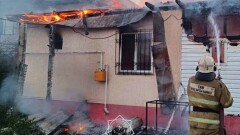 Частный дом сгорел в Талгарском районе