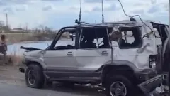 Автомобиль слетел в реку после ДТП в Акмолинской области. Спасатели обнаружили тело мужчины и собаку