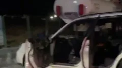 Была угроза сильного взрыва: автомобиль на газе загорелся на заправке на трассе в Актюбинской области