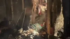 Троих детей из горящей квартиры спасли полицейские в Сатпаеве