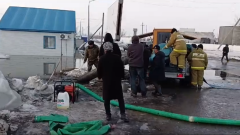 Талая вода пришла в дома и дворы в нескольких населённых пунктах Костанайской области