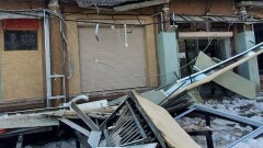 В Шымкенте рухнул балкон жилого дома